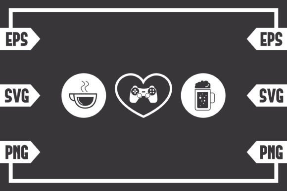 Coffee Beer Gaming Controller: Graphics for Crafts