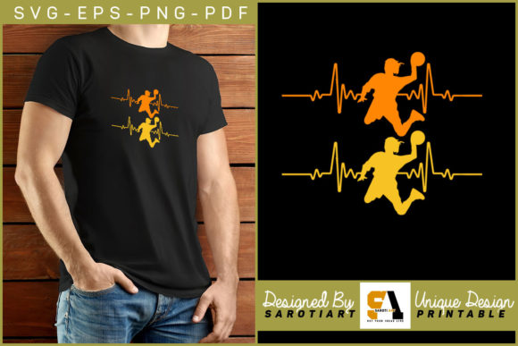 Dodgeball Heartbeat SVG for Graphics & Crafts