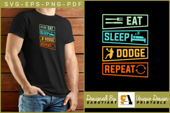 Eat Sleep Dodge Repeat: Graphics for Crafts