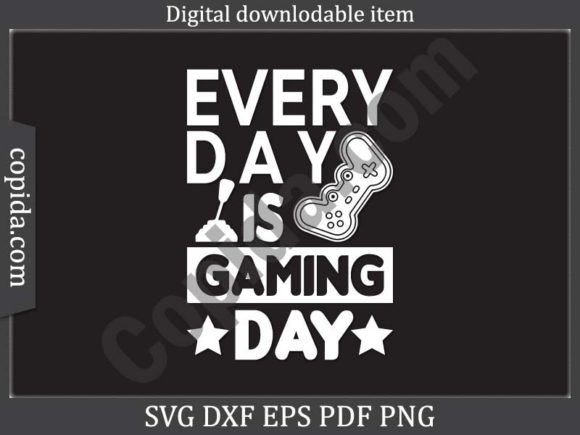 Gaming Day SVG: Graphics for Crafts & Brands