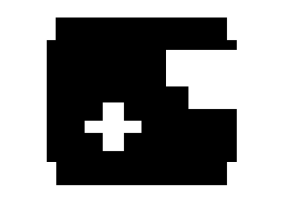 Graphics & Crafts: Reviewing Mono Blocky Bitmap Number 6 Six