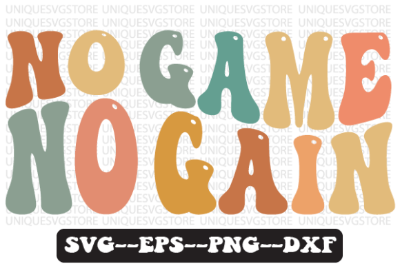No Game No Gain Retro Wavy SVG: A Designer’s Review