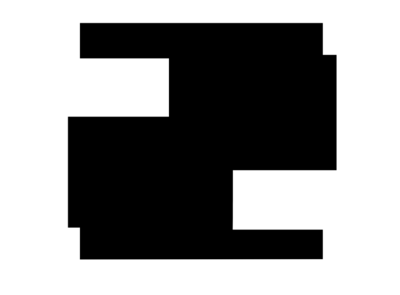 Review: Mono Blocky Bitmap Letter Z for Retro Embroidery