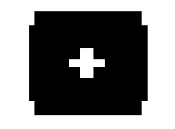 Review: Mono Blocky Bitmap Number Zero 0 for Embroidery