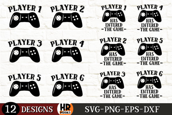 Review: Player 1 Player 2 Matching Family SVG
